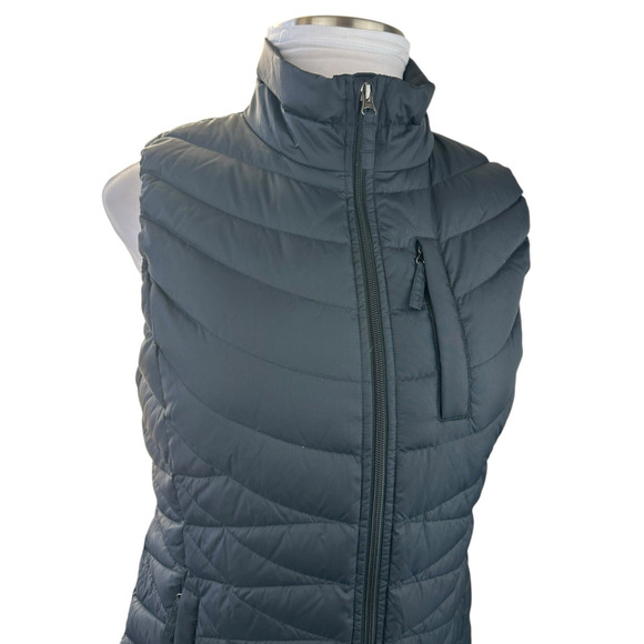NWT Duluth Women's Cold Faithful Down Tunic Vest Full Zip Puffer in Black Medium - Picture 5 of 15